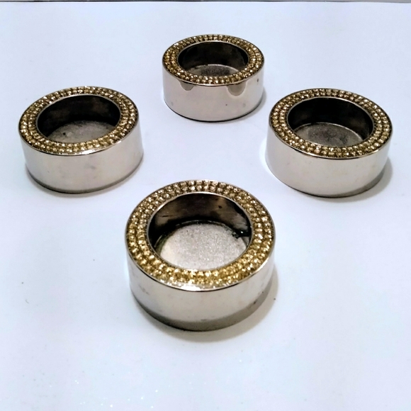 Z. Gallerie Crystal Tealight Holders - Picture 1 of 3